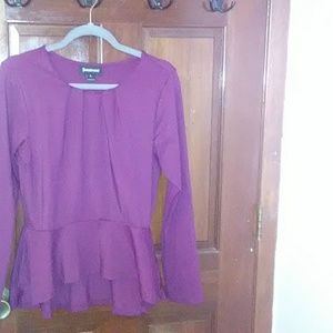 Betabrand peplum top